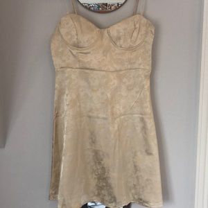 Champagne pop mini dress. Size US4 / AU 8